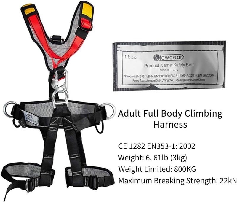 Newdoar Climbing Harness CE Certification Rock Climbing Rappelling Equipment Body Guard Protect Rappelling Rescuing Equip - Image 4
